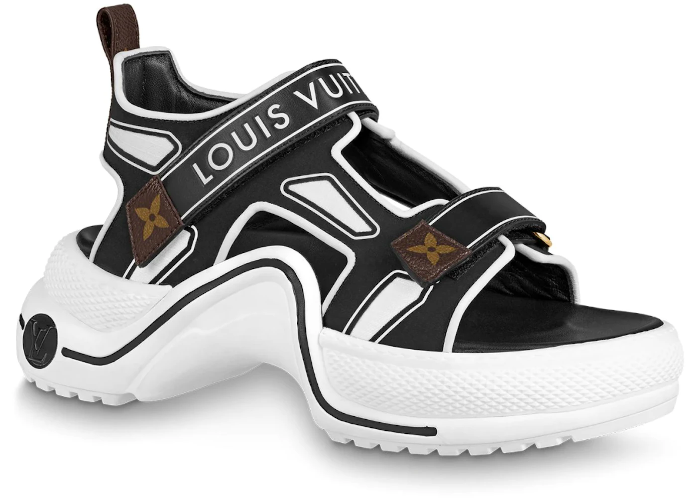Louis Vuitton Archlight Sandal Black White (Women's) - 1A7U60 - TW