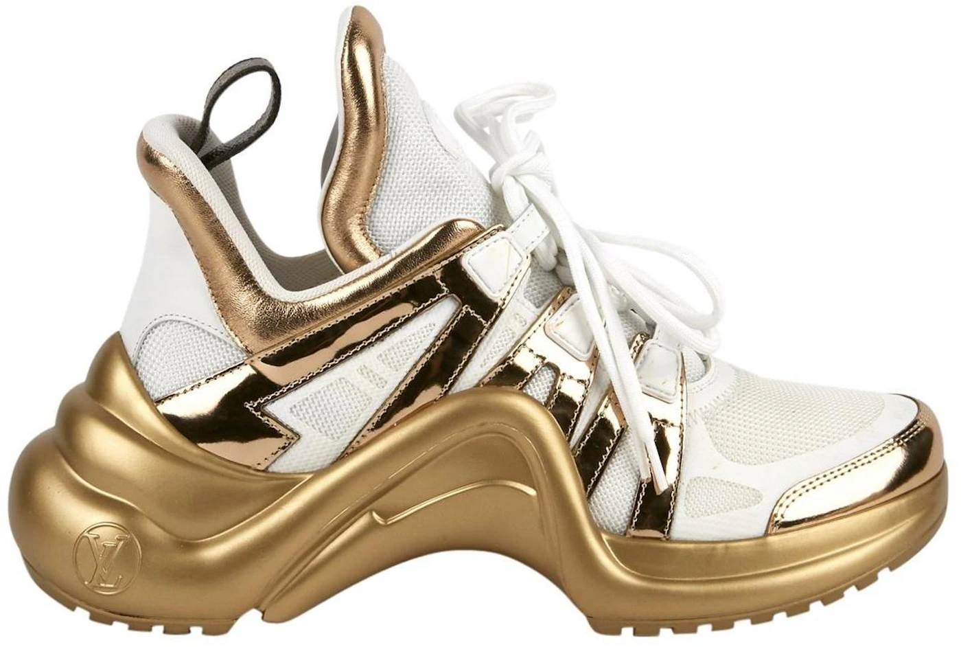 Louis Vuitton, Shoes, Louis Vuitton Archlight Silver Metallic Sneakers  Shoes