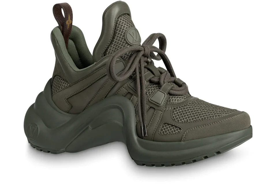 Louis Vuitton Arclight Trainer Khaki Women s 1A8824 US