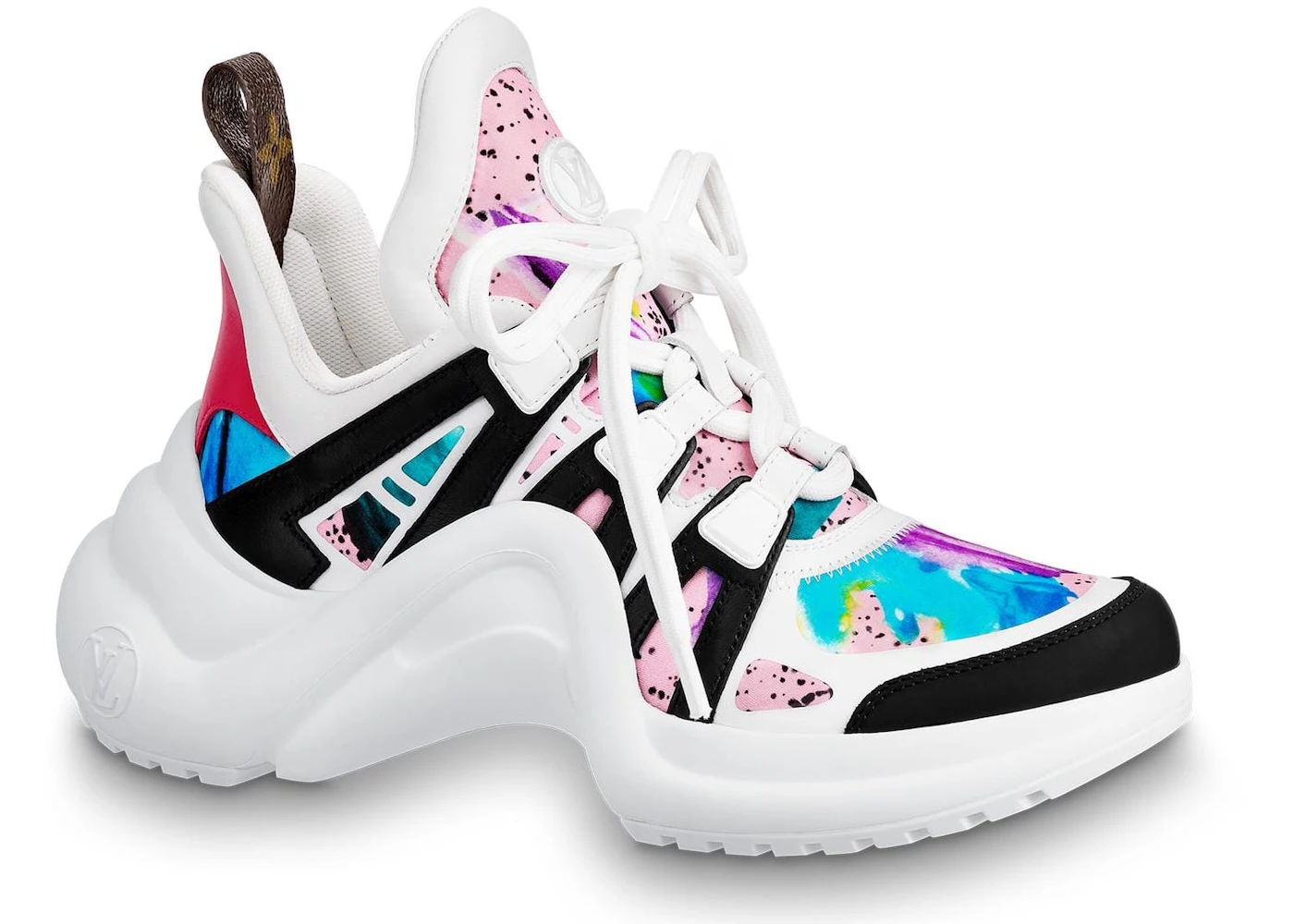 lv multicolor sneakers