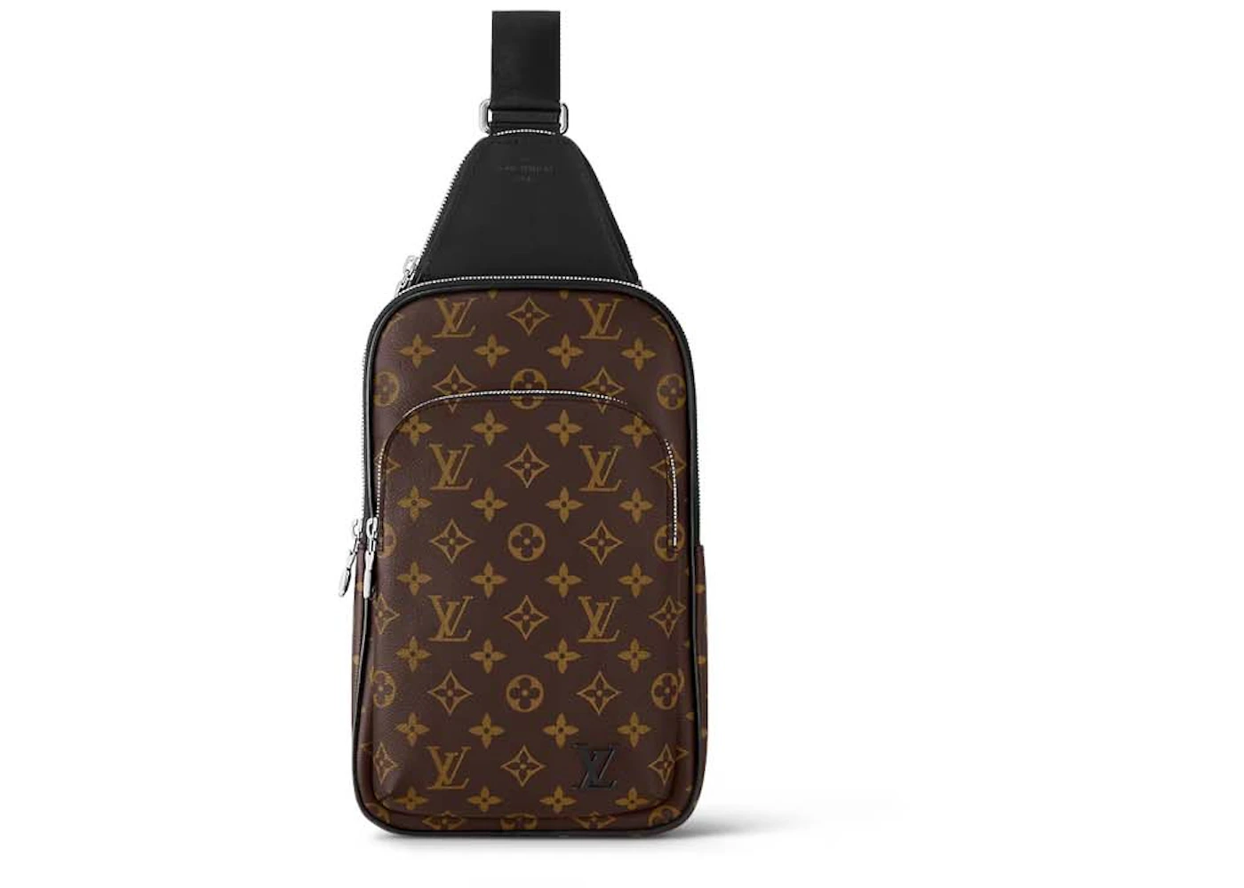Louis Vuitton Black Taiga Avenue Sling