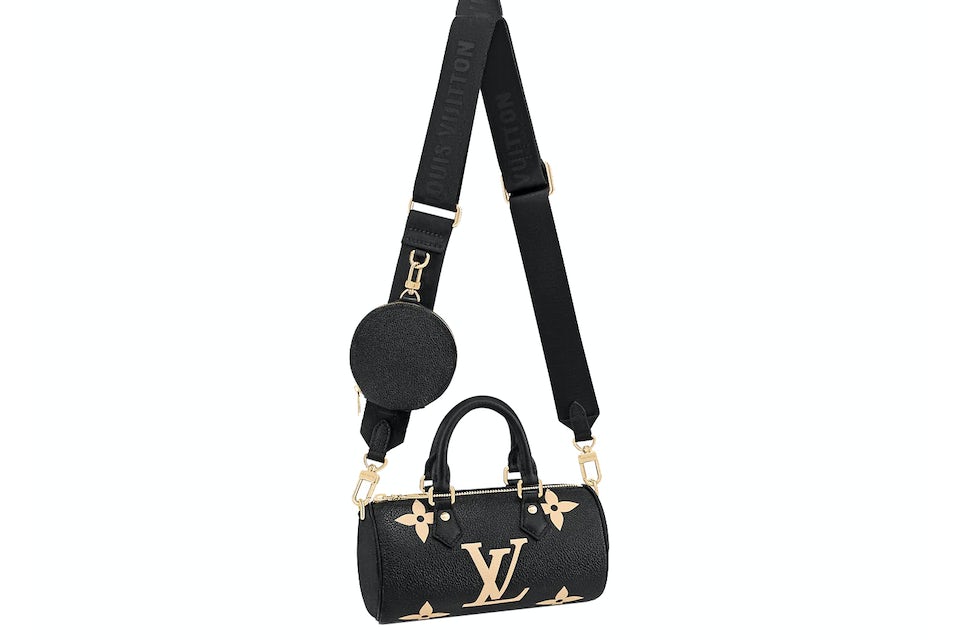 Louis Vuitton BB Papillon Bicolor Monogram Empriente Black/Beige in Cowhide  Leather with Gold-tone - US