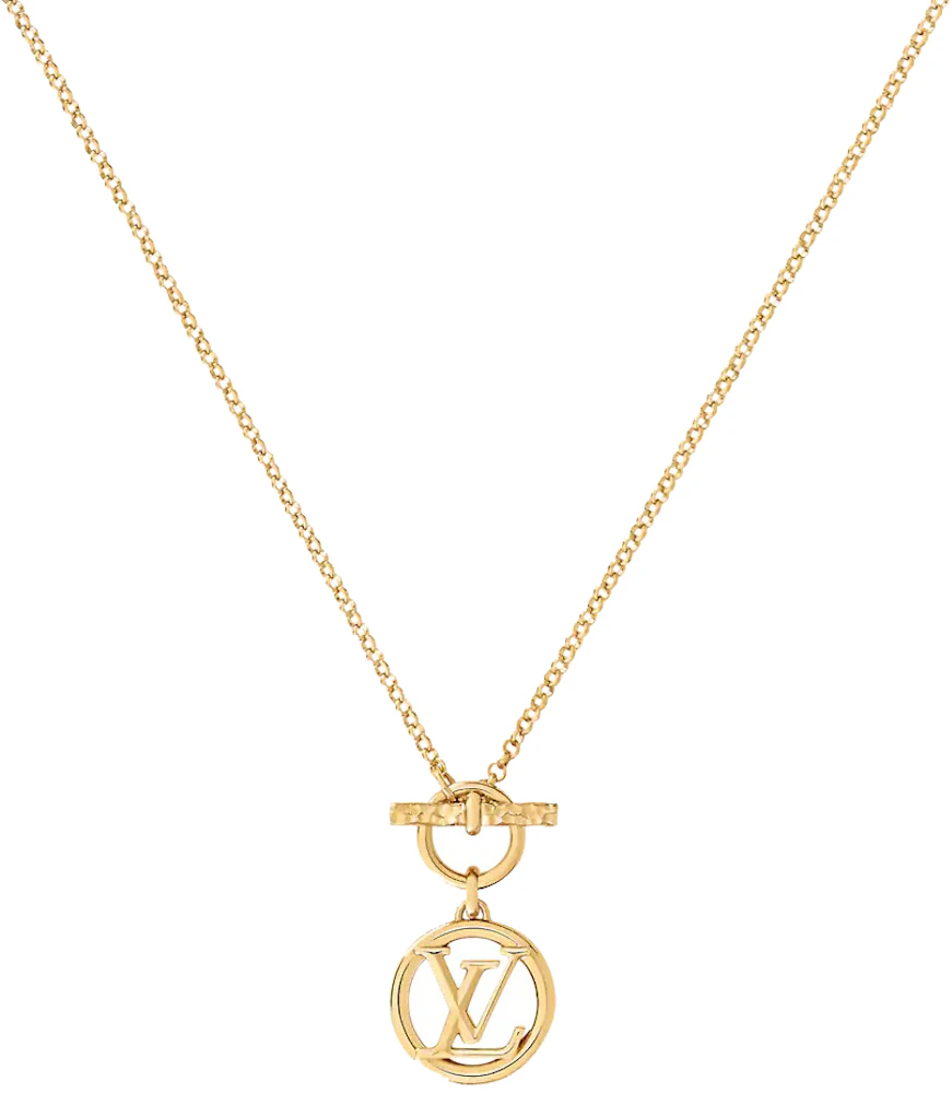 LOUIS VUITTON Metal Crystal Louise By Night Necklace 1244283