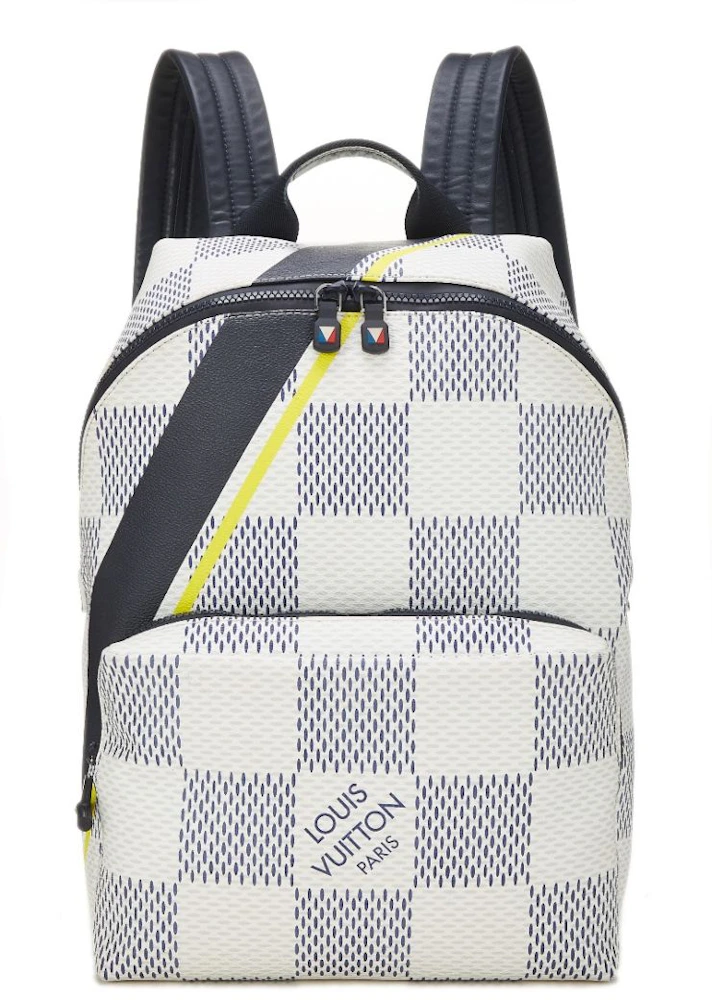 Louis Vuitton Backpack Apollo Damier Azur White/Blue/Yellow in