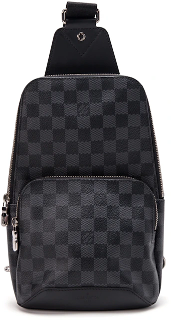 Efterligning Decimal flyde Louis Vuitton Avenue Sling Bag Damier Graphite in Coated Canvas/Fabric with  Silver-tone