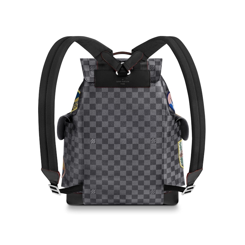 Louis Vuitton Christopher Backpack Damier Graphite Alps in Coated