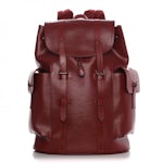 Louis Vuitton Christopher Backpack x Supreme Limited Edition Red Epi  Leather For Sale at 1stDibs