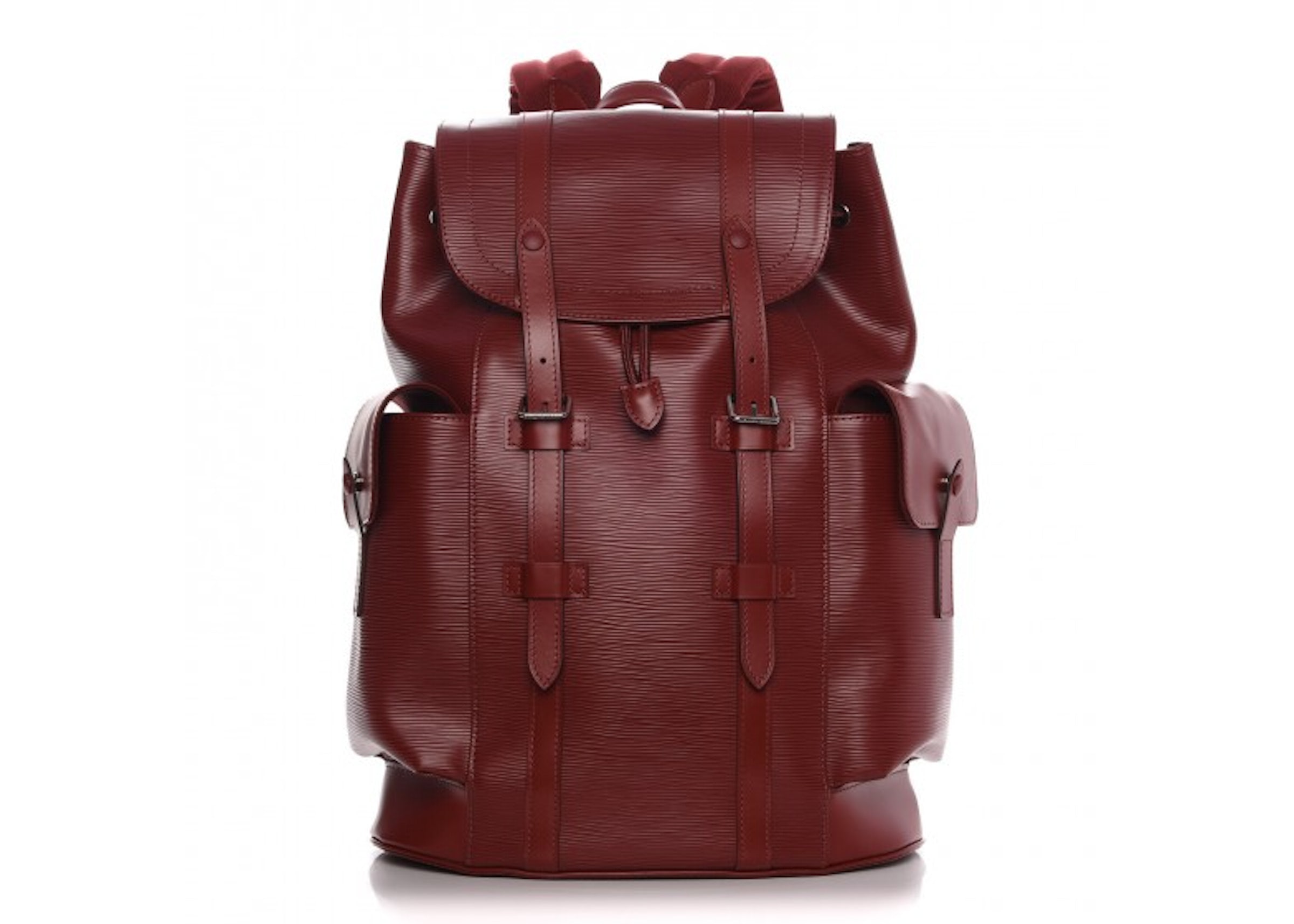 Louis Vuitton Backpack Christopher Epi PM Rouge Pomodoro in Leather with  Silver-tone - US