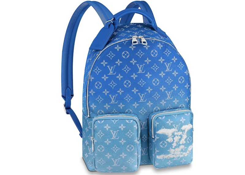 Louis Vuitton Backpack Multipocket Clouds Monogram Blue