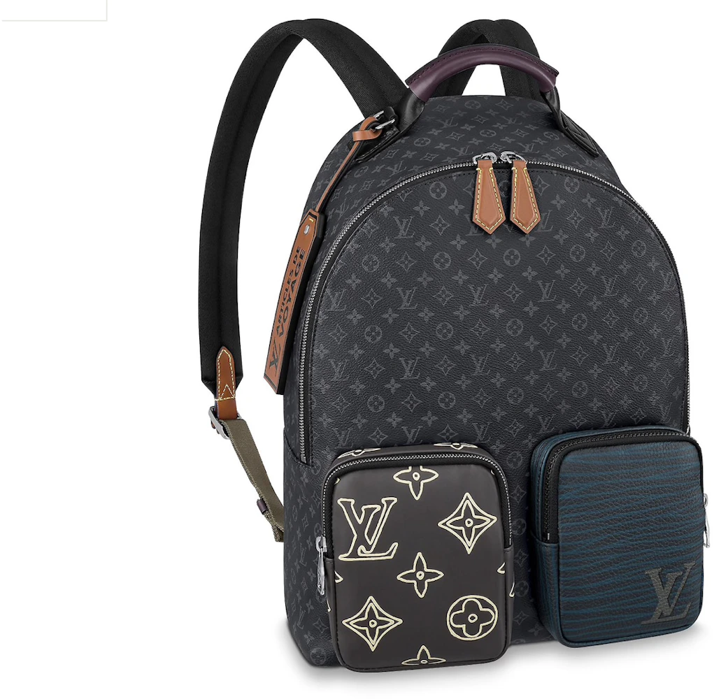 Louis Vuitton Patchwork Eclipse Backpack Bag Virgil Abloh M45455