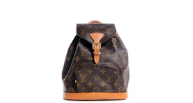 Louis Vuitton Backpack Montsouris Monogram Mini Brown