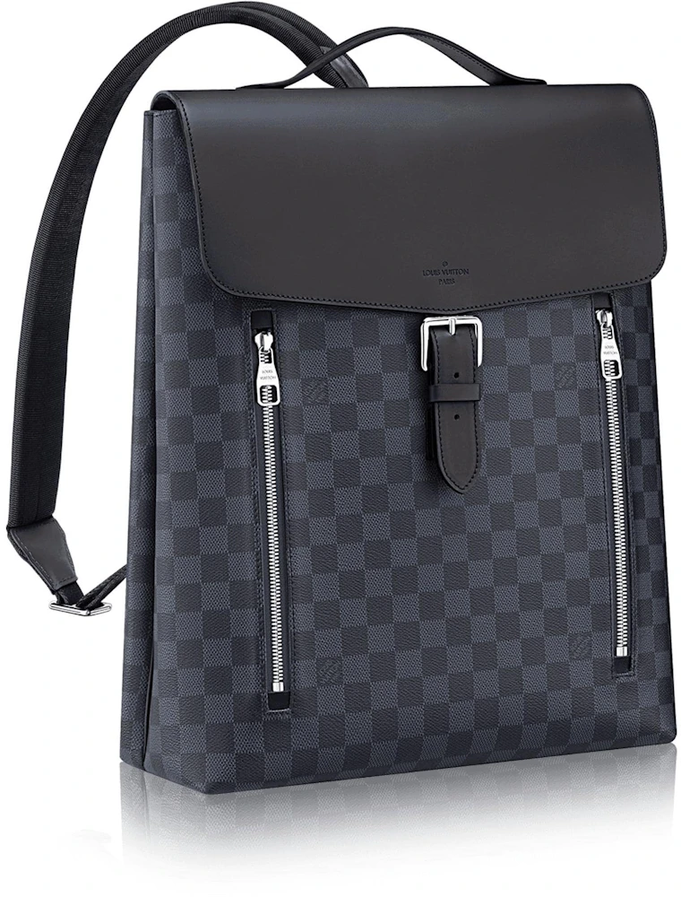LOUIS VUITTON Damier Cobalt Backpack Matchpoint N40009 Navy Black/250920