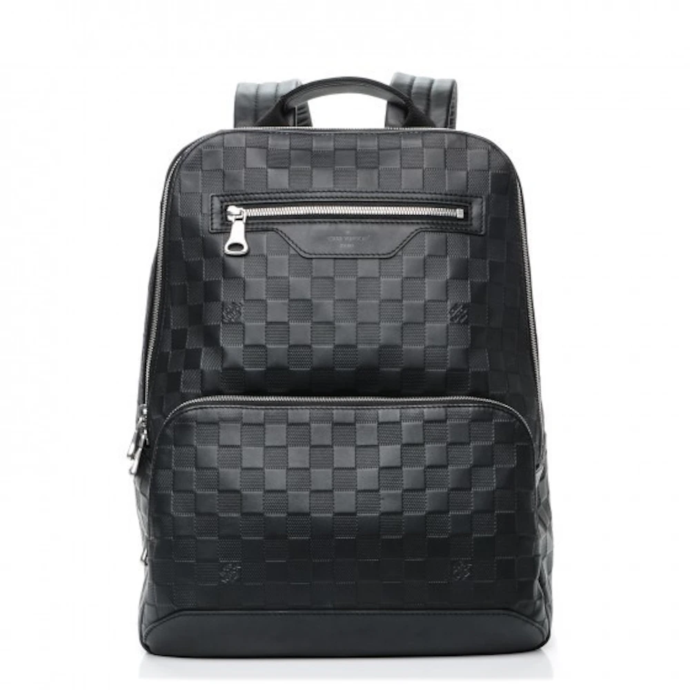Louis Vuitton Campus Backpack Damier Infini Onyx Silver Cowhide