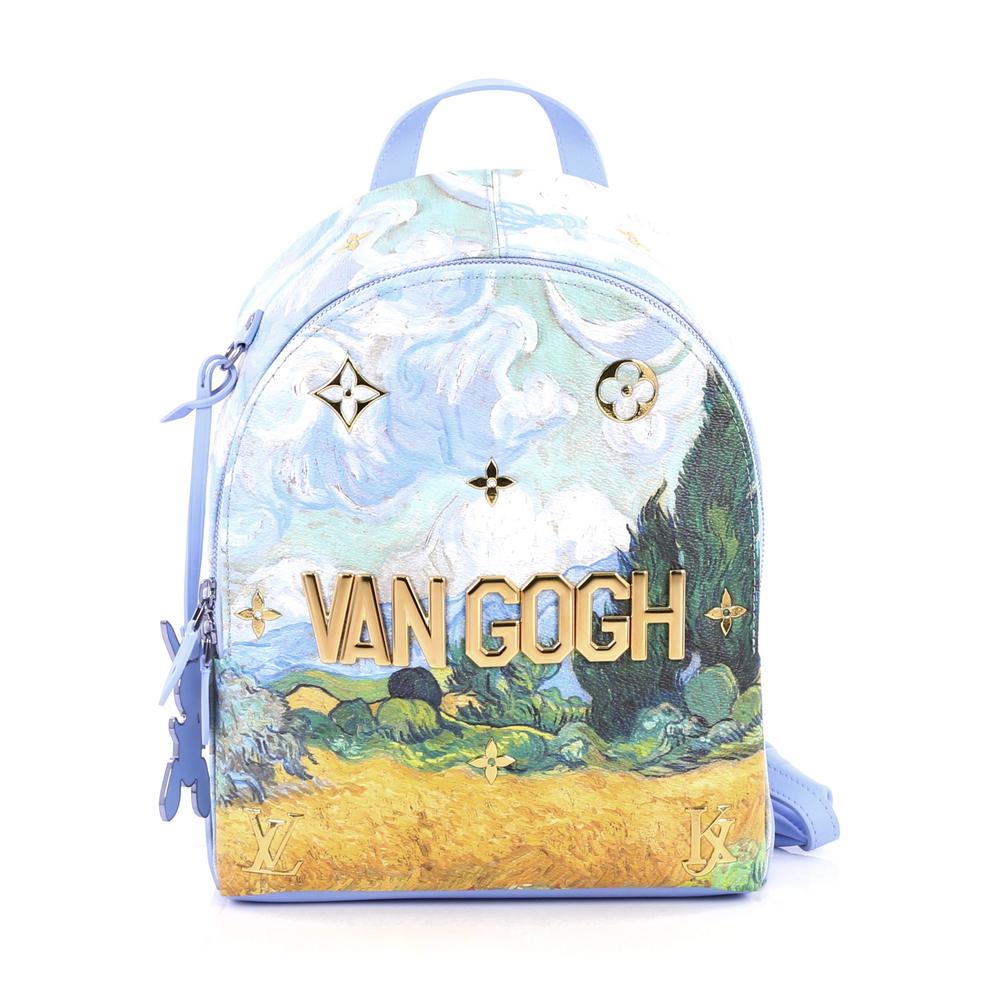 Louis Vuitton x Jeff Koons Neverfull Vincent Van Gogh Masters Without  Pouch MM Lavender Multicolor in Coated Canvas with Brass  US