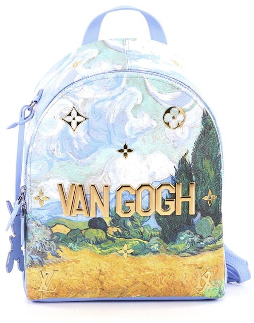 Louis Vuitton Palm Springs Backpack Van Gogh Masters Jeff Koons Lavender  Multicolor in Canvas with Lavender - US