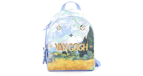 Louis Vuitton Palm Springs Backpack Van Gogh Masters Jeff Koons Lavender Multicolor