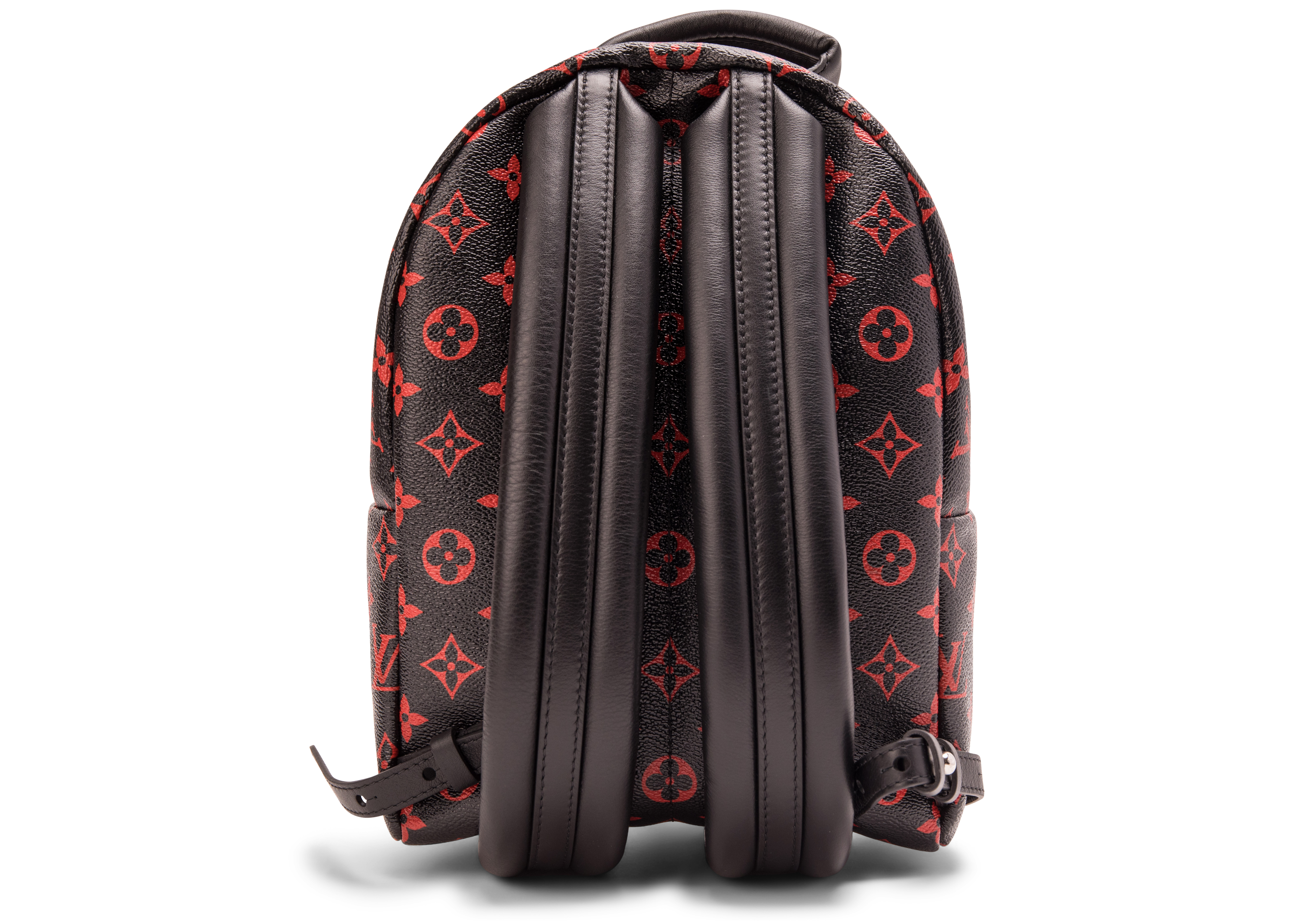 Louis Vuitton Backpack Palm Springs Monogram Infrarouge PM Black 