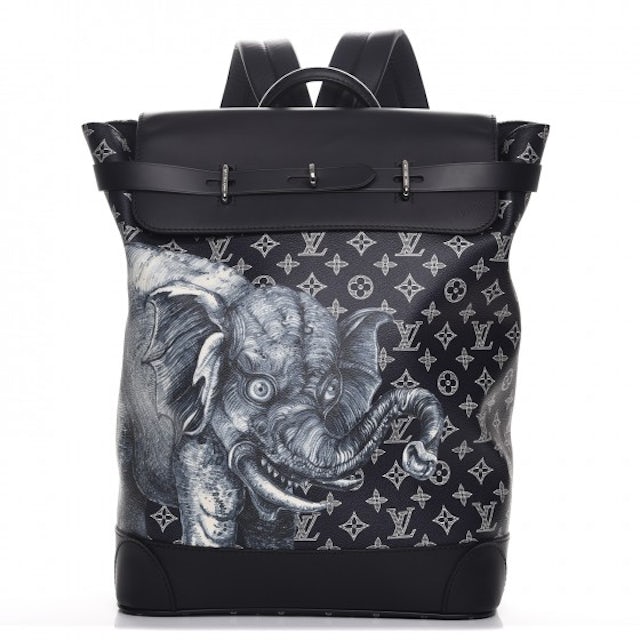 Louis Vuitton Steamer Backpack Savane Monogram Chapman Ink in Canvas with  Silver-tone - US