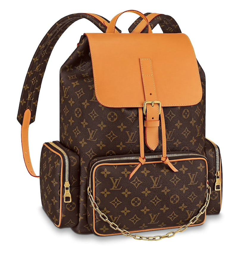 Louis Vuitton Trio Rucksack Monogram Braun in Canvas with Gold