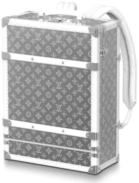 Louis Vuitton Backpack Trunk Miroir Monogram GM Grey in Metal with