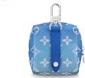 Louis Vuitton Squared Pouch Bag Charm Clouds Monogram Blue