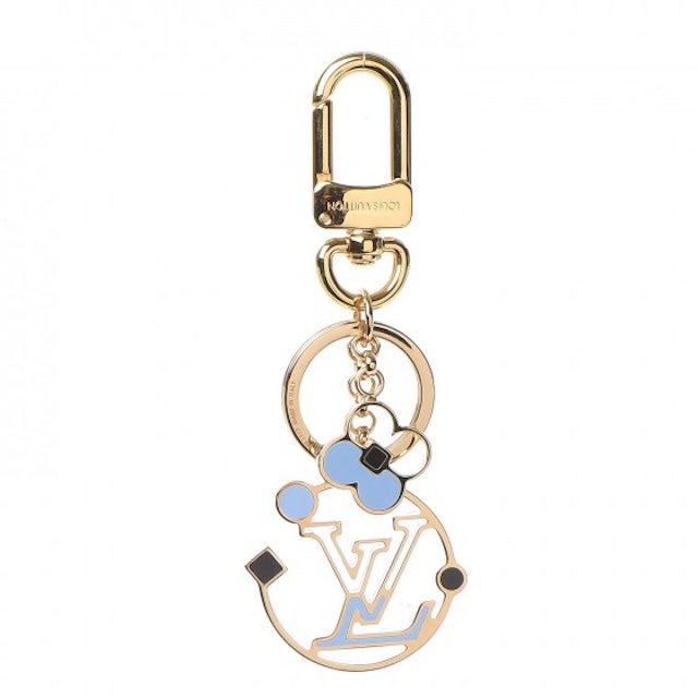 Louis Vuitton Vivienne Bike Bag Charm and Key Holder Ecru Metal