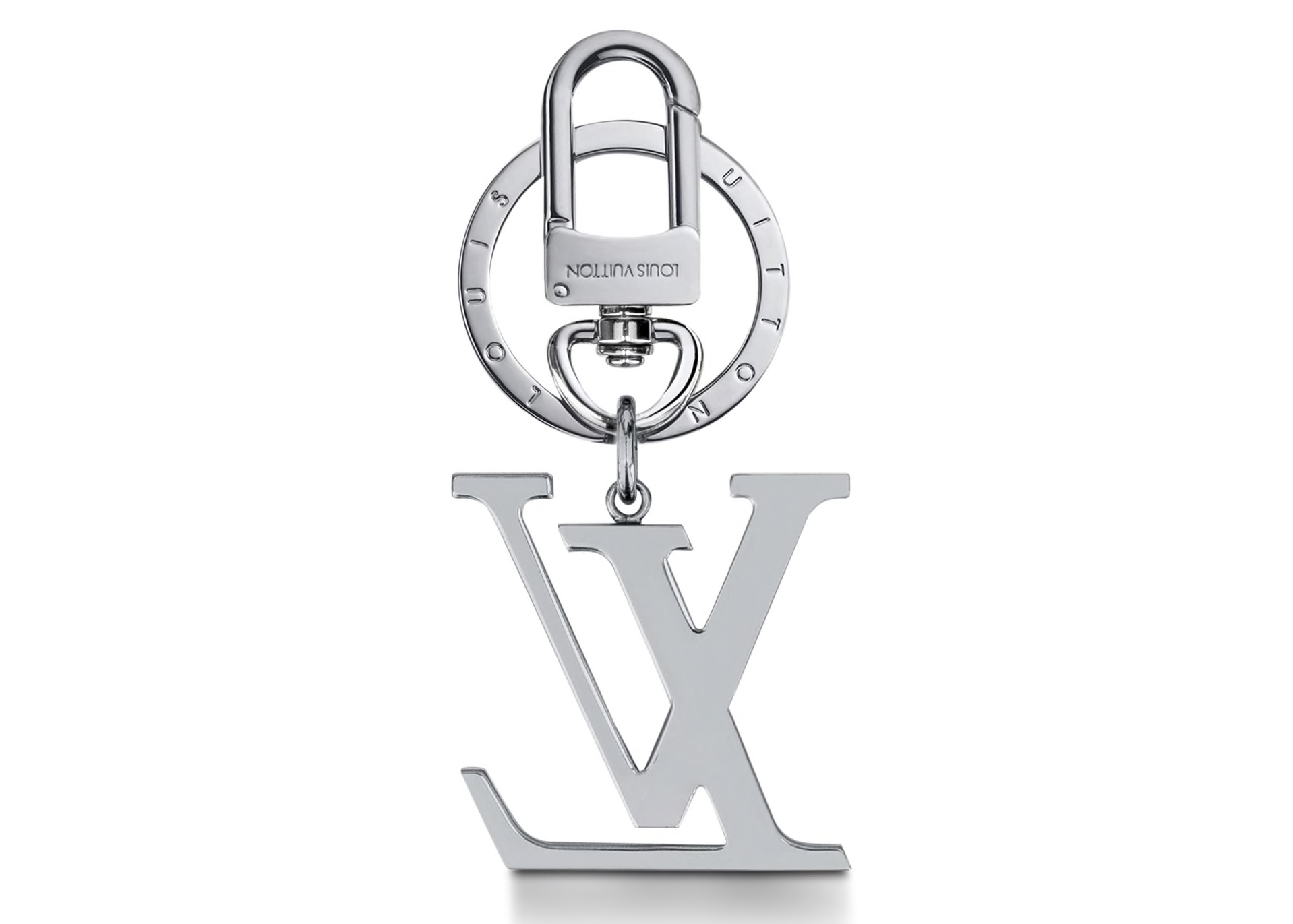 Louis Vuitton Bag Charm Key Holder LV Rainbow in Metal with Silver-tone - US
