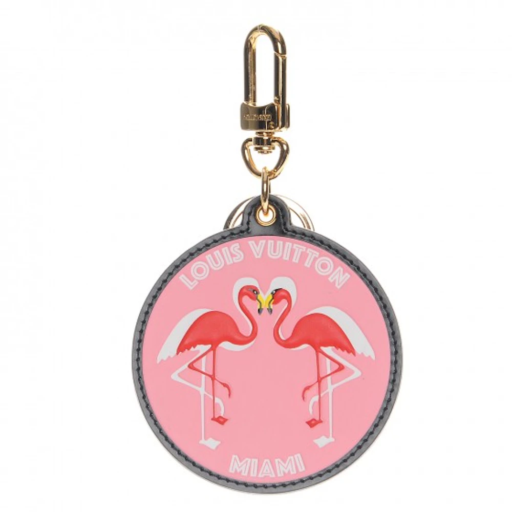 LOUIS VUITTON Vivienne Flamingo Bag Charm Key Holder 1281127