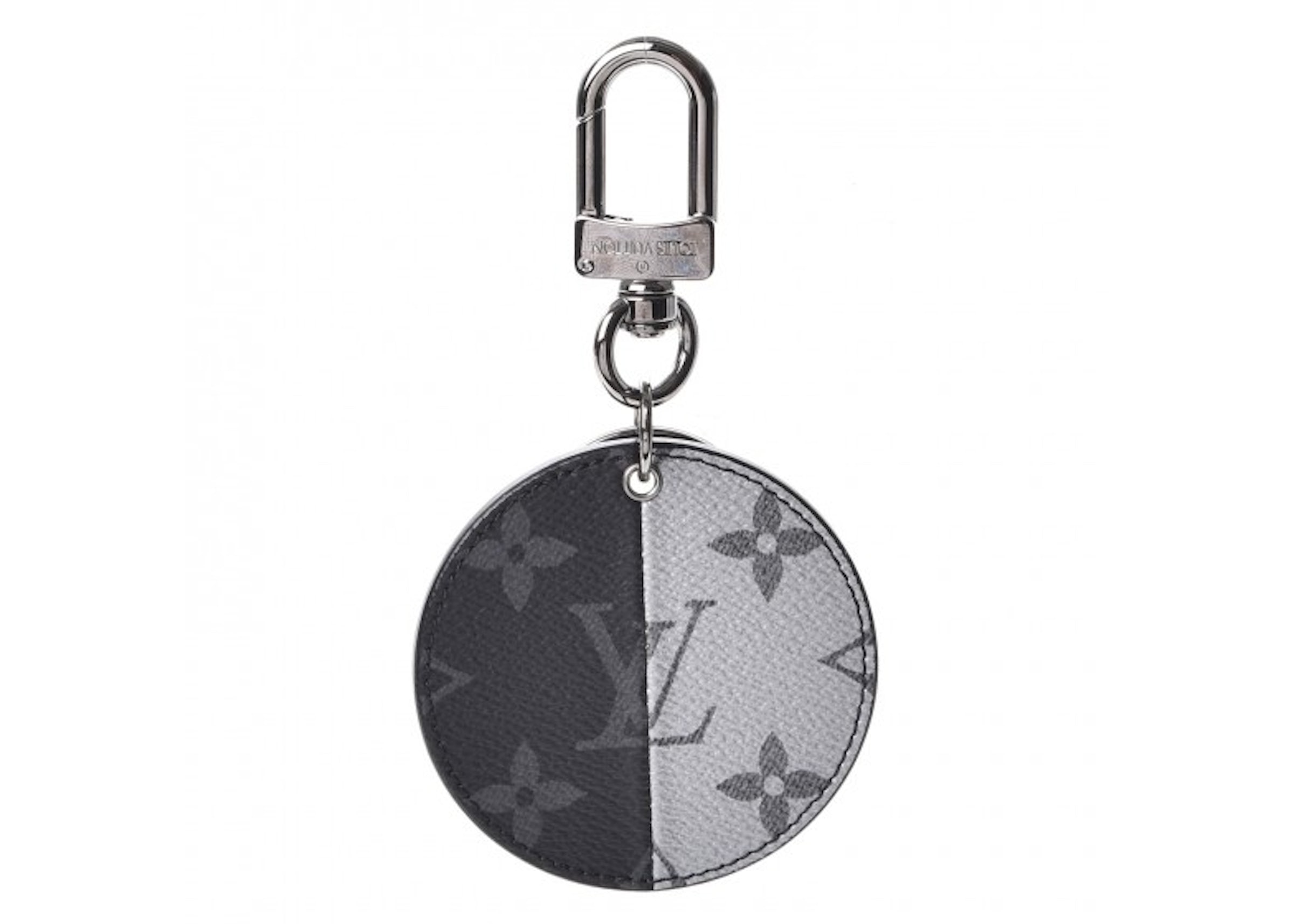 Louis Vuitton Bag Charm Monogram Eclipse Split Black/White/Blue