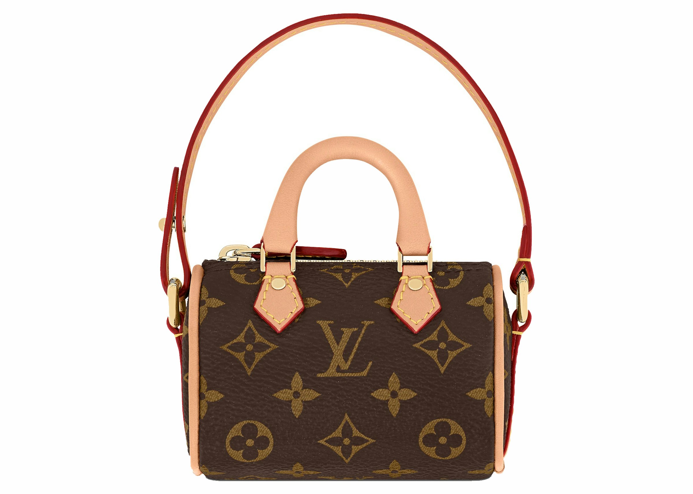 Opaque balkon vedlægge Louis Vuitton Bag Charm Speedy Monogram Brown in Cowhide Leather with  Gold-tone - US