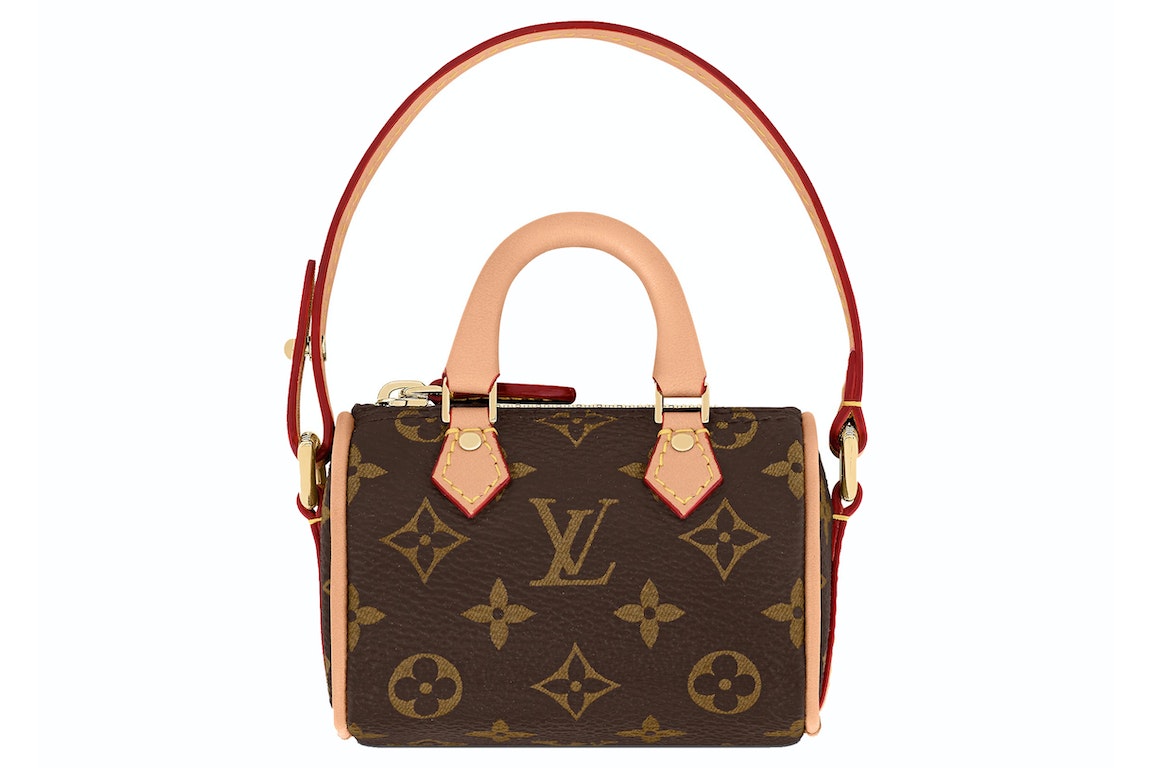 Pre-owned Louis Vuitton Bag Charm Speedy Monogram Brown