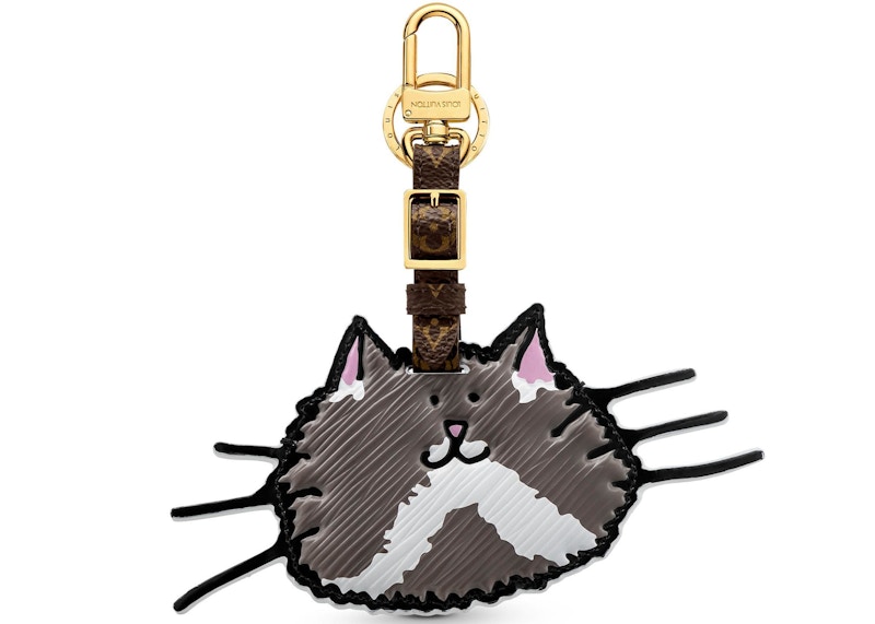 Louis vuitton deals cat keychain