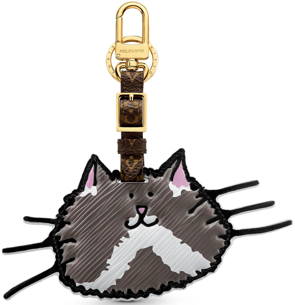 Louis Vuitton Catogram Cat Grace Coddington Keychain Bag Charm / With Box