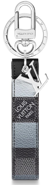 Louis Vuitton Bag Charm and Key Holder LV Dragonne Damier Graphite Gray in  Coated Canvas with Silver-tone - US