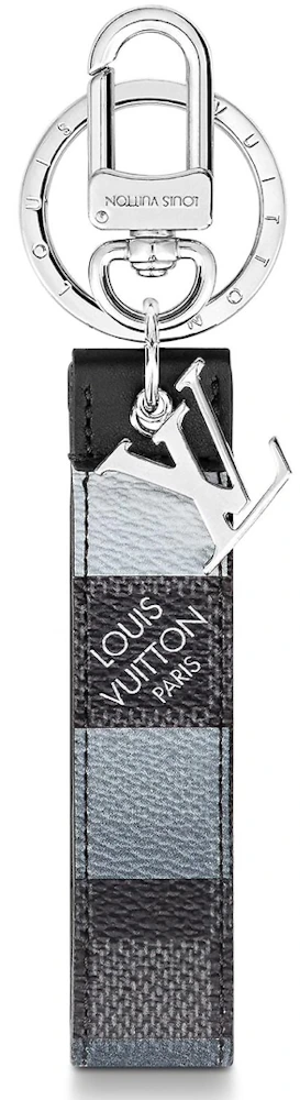 Louis Vuitton Bag Charm and Key Holder LV Dragonne Damier Graphite Gray in  Coated Canvas with Silver-tone - US