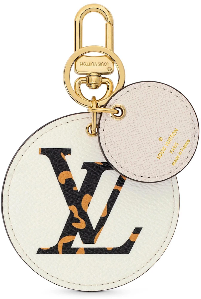 Louis Vuitton Bag Charm and Key Holder Monogram Giant Jungle Black