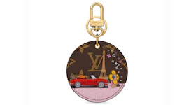 Louis Vuitton Bag Charm and Key Holder Monogram Vivienne Paris Red
