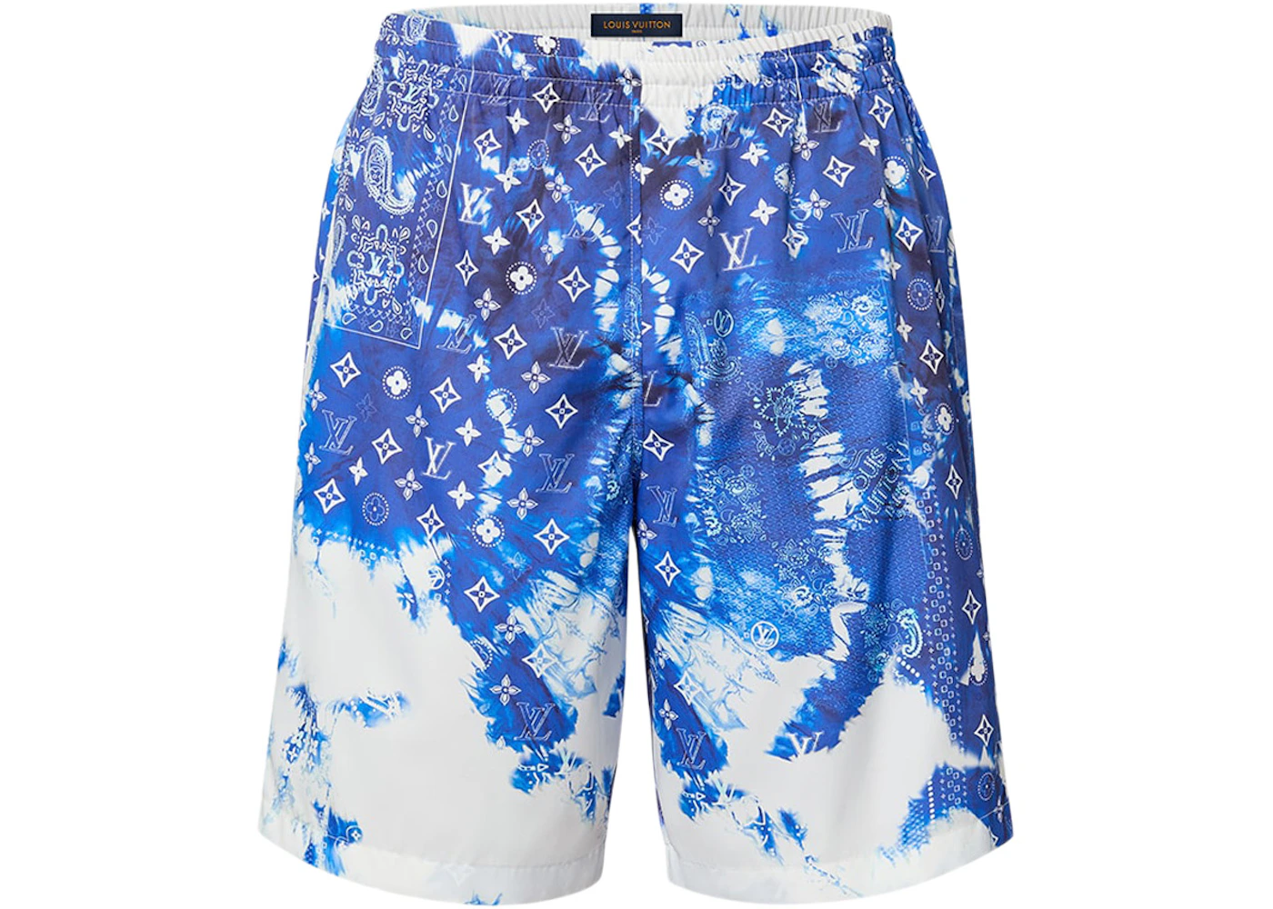 Louis Vuitton Bandana Board Swim Shorts Blue/White Men's SS22 US