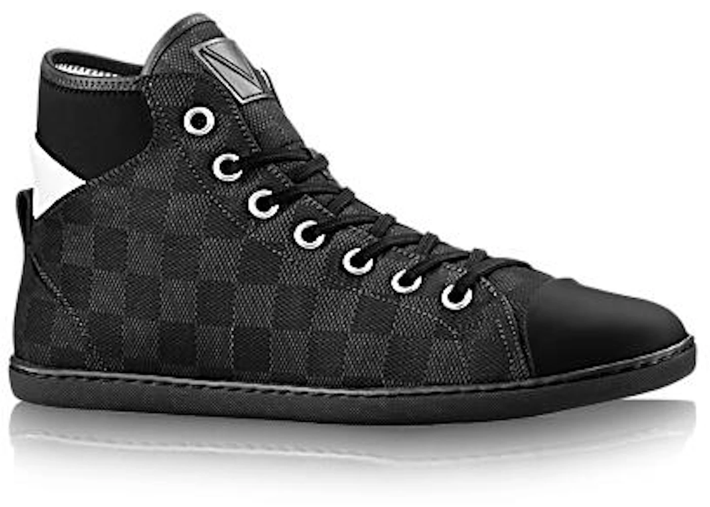 Louis Vuitton Baseball Sneaker Boot Black Damier メンズ - スニーカー - JP