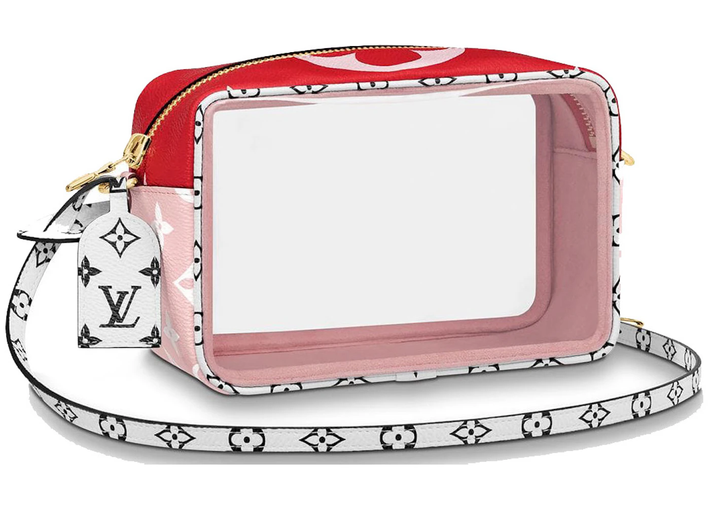 Louis Vuitton Beach Pouch Monogram Giant Red/Pink in Coated Canvas/PVC with  Gold-tone - US