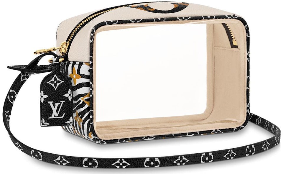 Louis Vuitton Beach Pouch Monogram Giant Jungle Ivory Beige Multicolor in  Coated Canvas/PVC with Gold-tone - GB