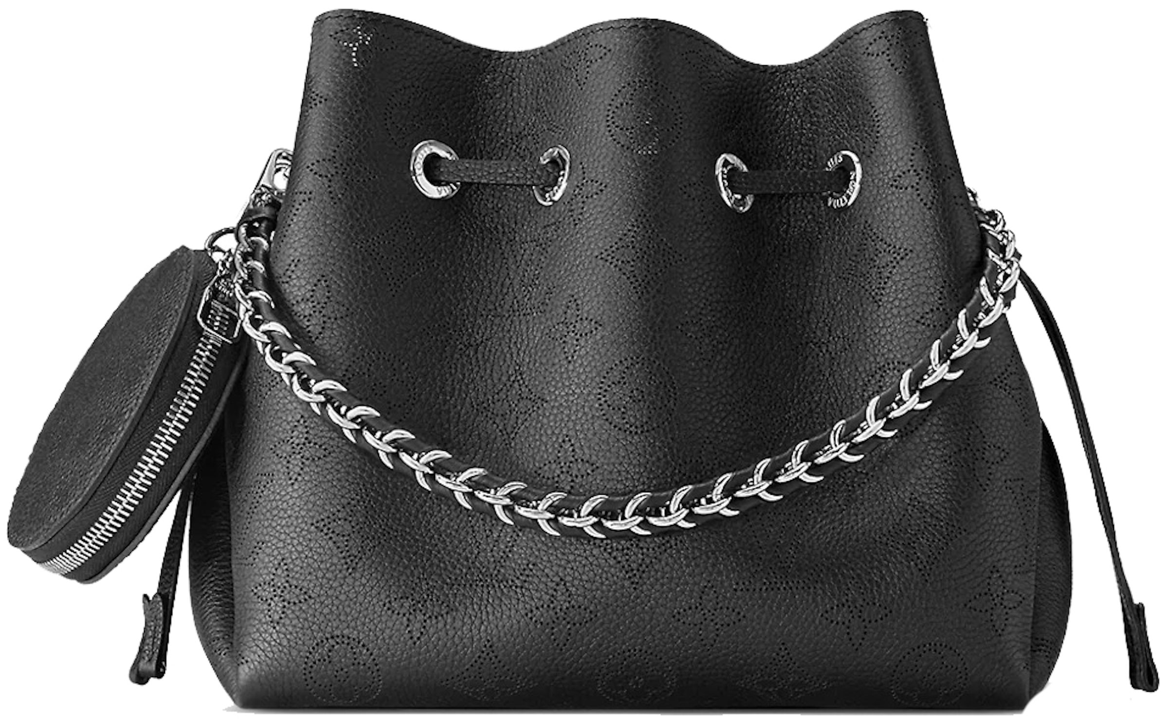 Louis Vuitton Mahina Leather Bella Medium Bucket Bag, Louis Vuitton  Handbags