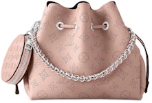 LOUIS VUITTON Monogram Mahina Bella Hand Bag Pink M57068 LV Auth ar6430A