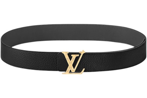 Louis Vuitton Belt Damier LV Reversible 40mm Black in Canvas US