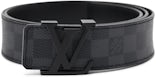 Louis Vuitton Black 2016 Neogram Belt S