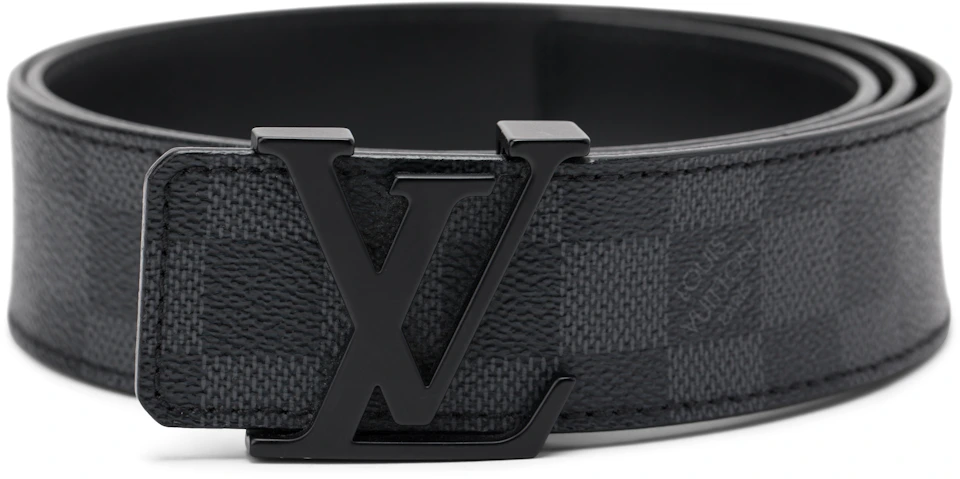 Louis Vuitton Initiales Damier Graphite Black/Grey in Canvas/Leather with Black