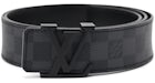 Louis Vuitton Belt Initiales Damier Graphite Black/Grey