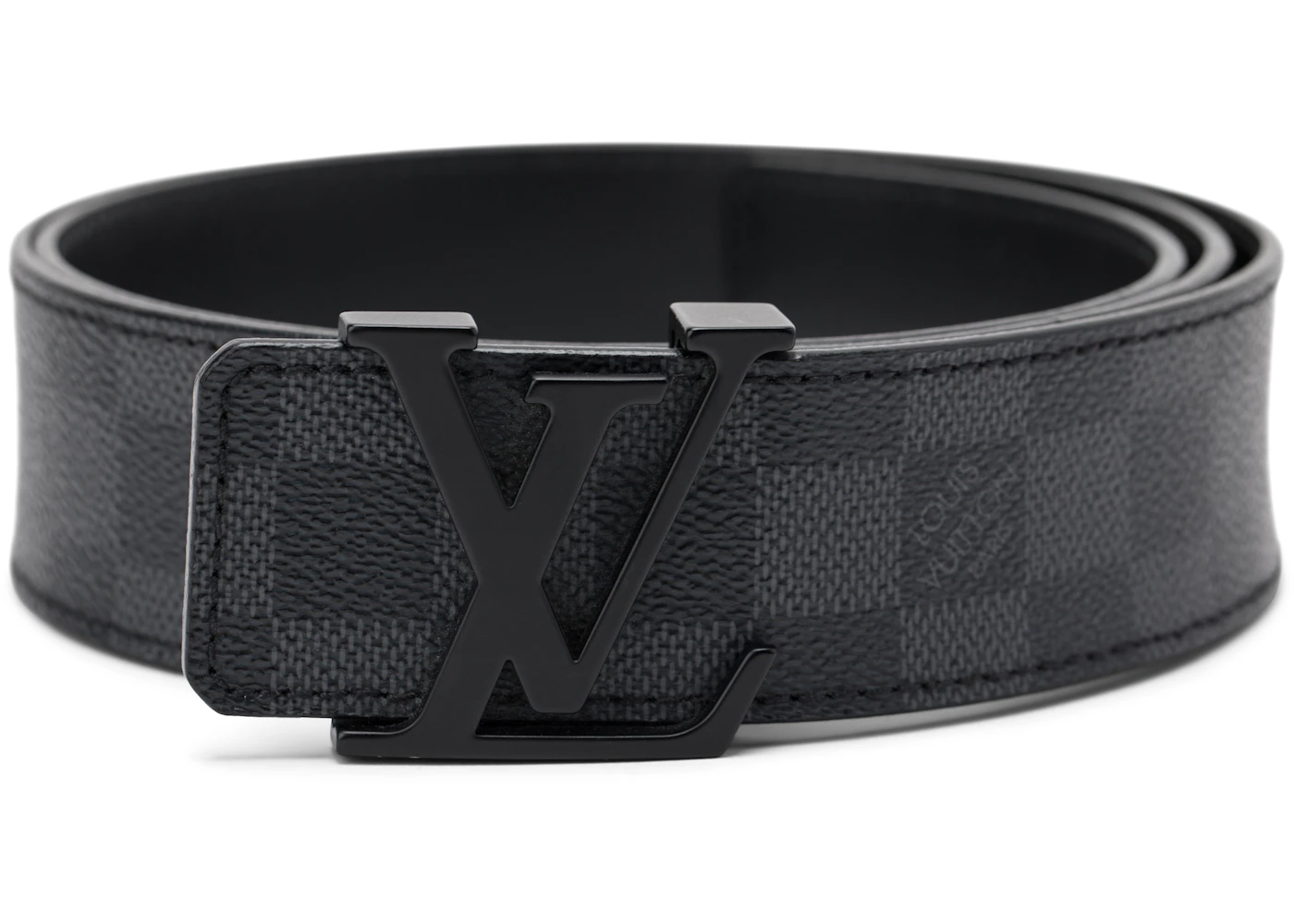 Louis Vuitton Vintage - Damier Graphie Initiales Belt - Nero Grigio -  Cintura in Pelle - Alta Qualità Luxury - Avvenice