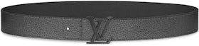 Louis+Vuitton+Black+Monogram+Eclipse+Reversible+Belt+100%2F40+M9346 for  sale online