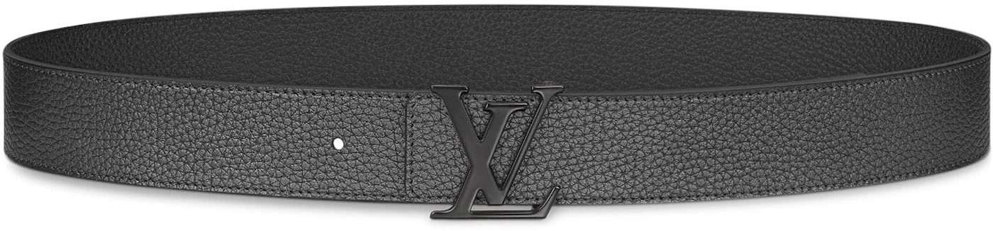 Louis Vuitton Belt Initiales Reversible Monogram Black Ghw